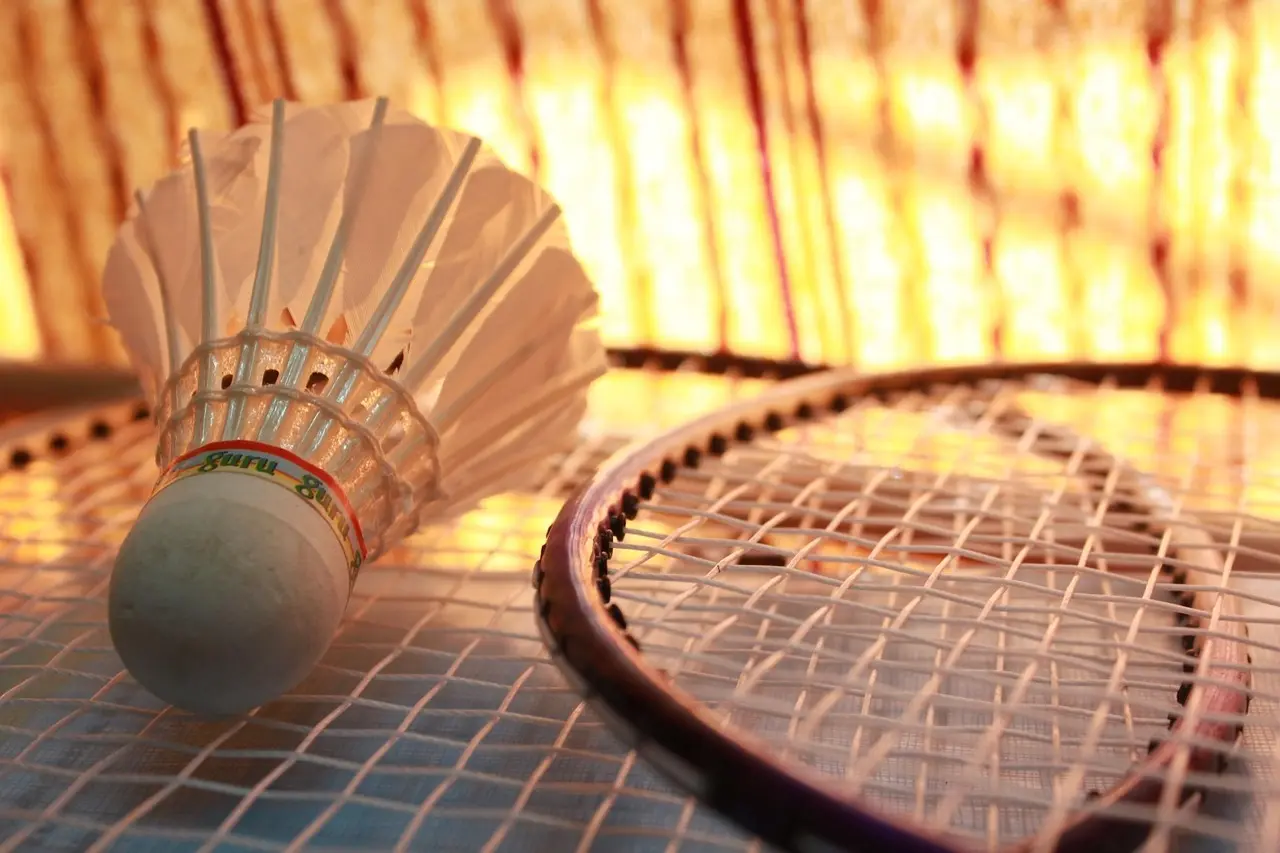 Fjerbold og badmintonketcher